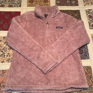 Patagonia Los Gatos Fleece 1/4 Zip Sweater Fleece Pink Medium
